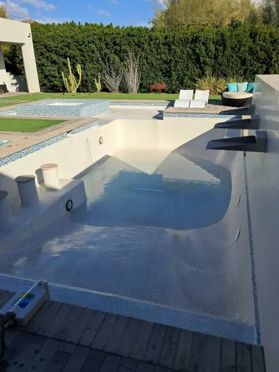 Premium pool after drain and refill service